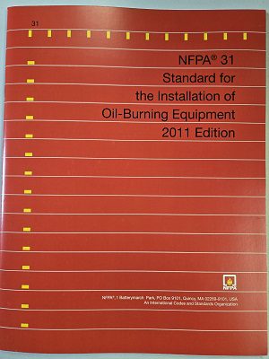 NFPA 31 Standard for the Installation of Oil-burning Equipment 2011 Edition Paperback