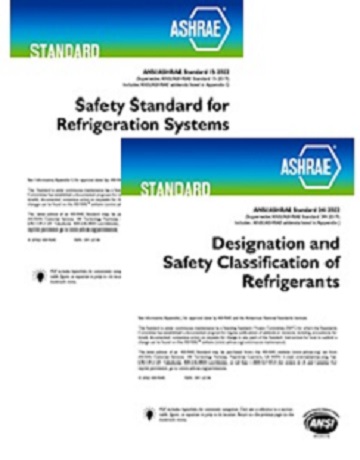 ASHRAE Standard Safety Standard for Refrigeration Systems 15-2022 & 34-2022