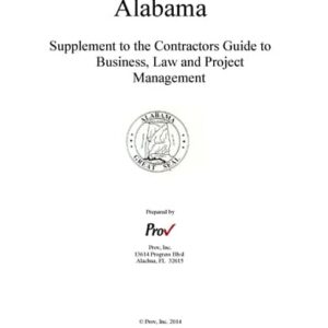Alabama Electrical Contractors Supplement to the Contractors Guide