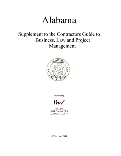 Alabama Electrical Contractors Supplement to the Contractors Guide