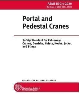 ASME B30.4 2020, Portal, Tower, and Pedestal Cranes