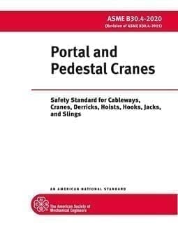 ASME B30.4 2020, Portal, Tower, and Pedestal Cranes