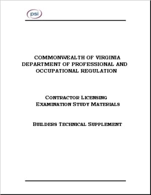 Virginia Builders Technical Supplement
