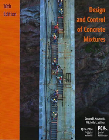 Gently Used - Design and Control of Concrete Mixtures, 16th Ed