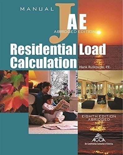Residential Load Calculation Manual J Abridged Edition