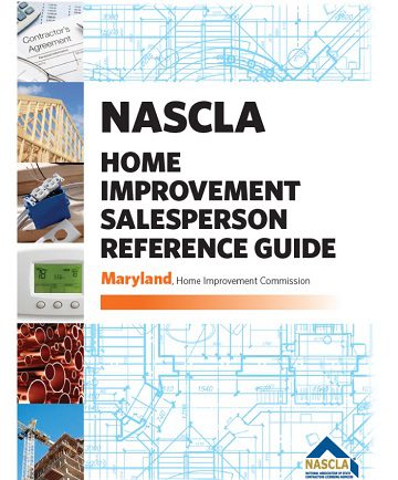 Maryland, Home Improvement Salesperson Reference Guide 6th Edition