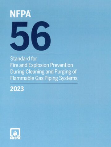 NFPA 56, Standard for Fire and Explosion Prevention During Cleaning and Purging of Flammable Gas Piping Systems 2023