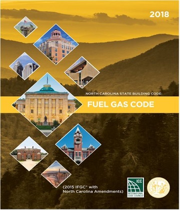 North Carolina State Building Code: Fuel Gas Code 2018 - Loose Leaf