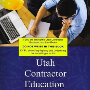 UTAH Contractor Education 12th Edition