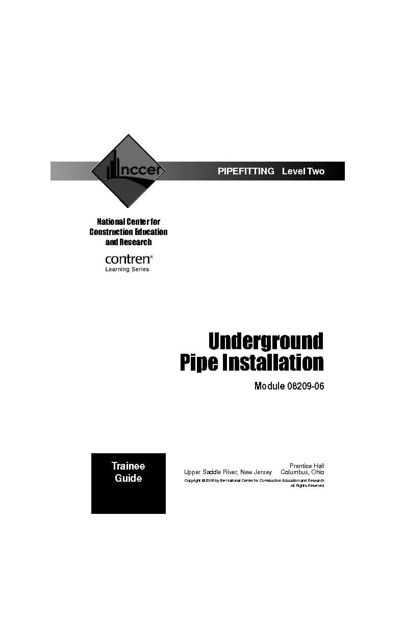 Underground Pipe Installation