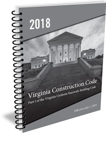 Virginia Uniform Statewide Building Code, 2018 Part 1