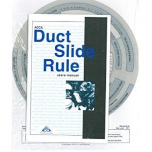 ACCA Ductulator - Duct Calculation Slide Rule