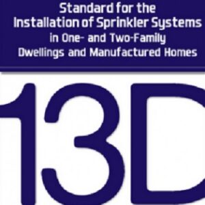 NFPA 13D, Standard for the Installation of Sprinkler Systems - 2013