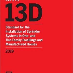 NFPA 13D, Standard for the Installation of Sprinkler Systems - 2019